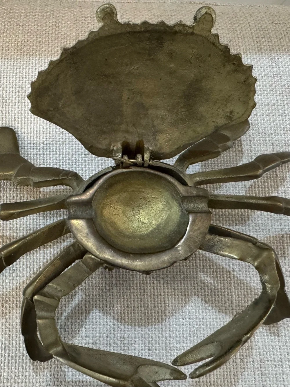 3 Bronze Crab Ash Trays Sculpture Figure 7x3 1/2” FIRM $120